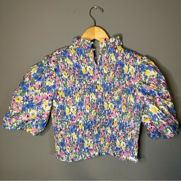 En Saison Smocked Floral Top - Picture 9 of 10